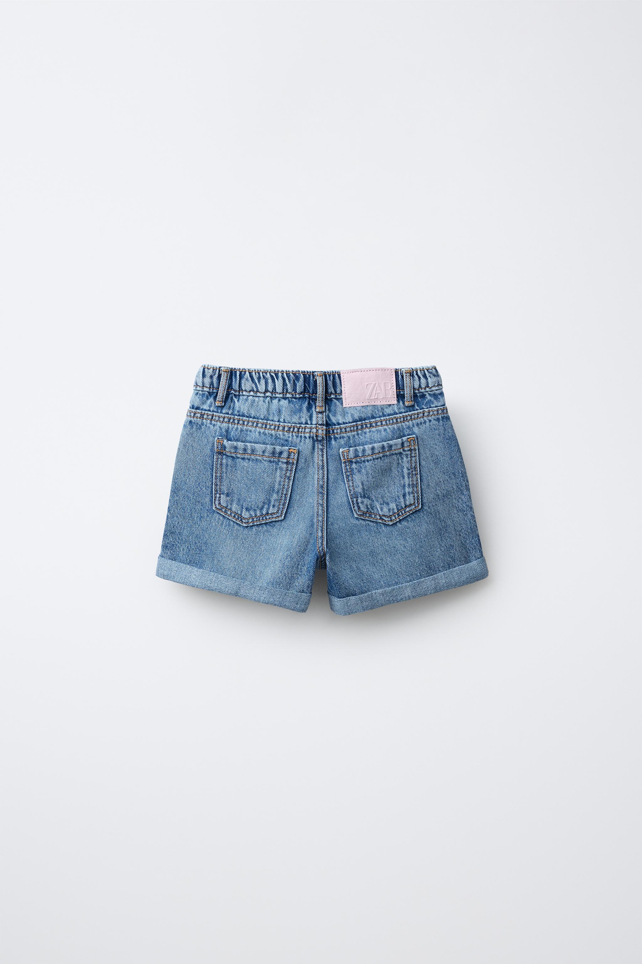 MOM FIT DENIM SHORTS